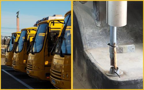 Нанотехнологии по-русски: Поломку в саратовском автобусе починили деревянной палочкой - «Новости»