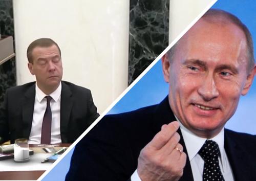 Путин работает, Медведев спит: Россияне «раскрыли» феномен неутомимого президента РФ - «Новости»