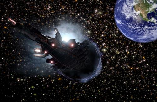 Разрушитель миров: Громадный корабль пришельцев вышел из чёрной дыры рядом с Солнечной системой - «Наука»