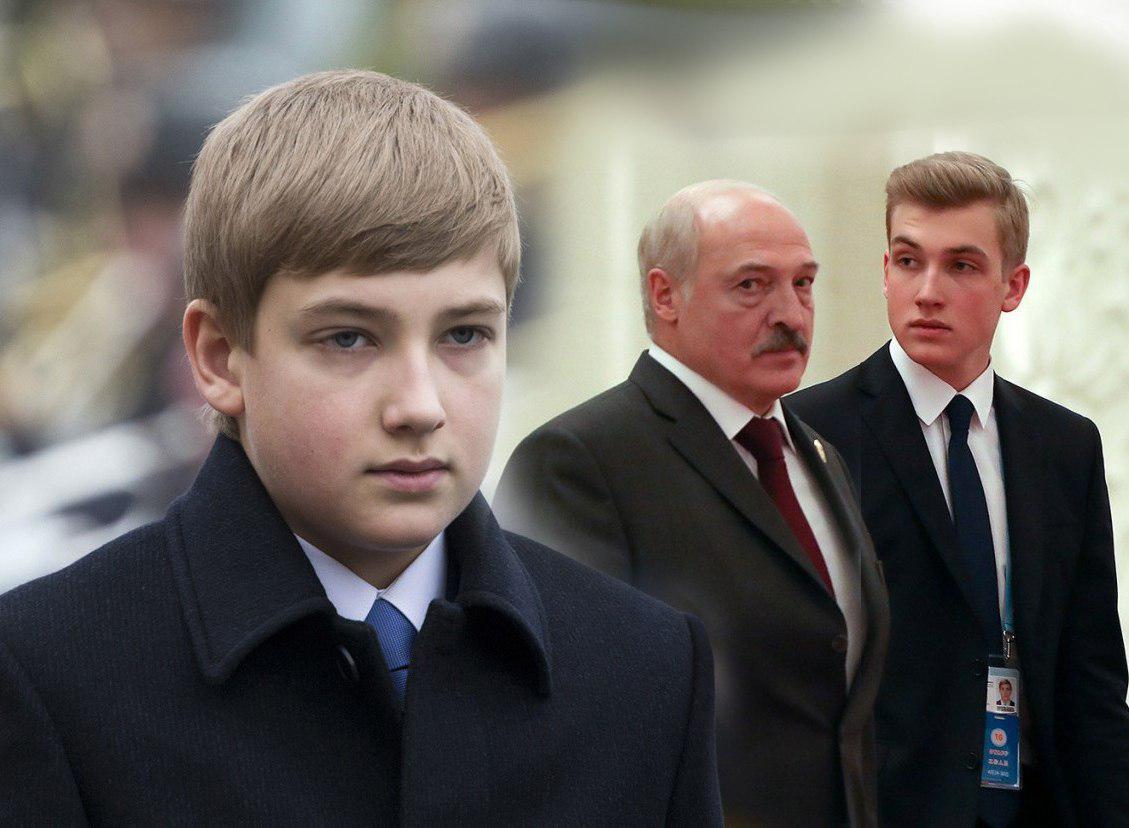 Лукашенко учительницу. Младший сын Лукашенко.