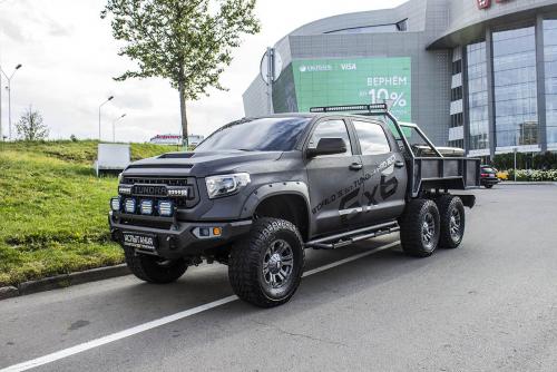 Сделана в России: Самую дорогую Toyota Tundra 6x6 Hercules показали в сети - «Авто»