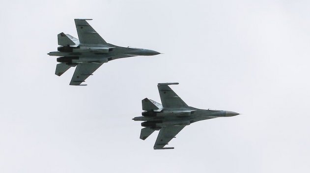 Истребитель Су-27 ВВС Украины был сбит в ходе атаки дронов «Герань-2» - «Новости Дня»