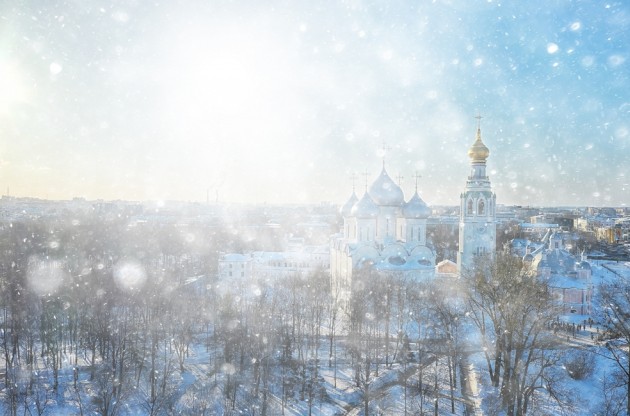 Погода в Вологде: мокрый снег и заморозки