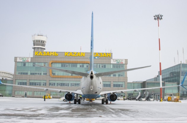 В аэропорту Казани задержали 16 рейсов из-за метели