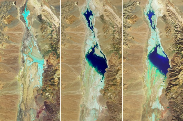 В самом засушливом месте Северной Америки появилось озеро