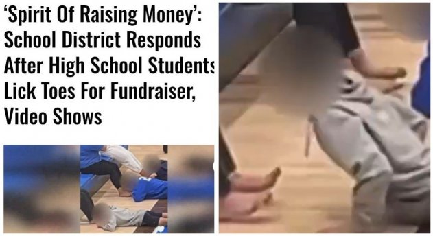 Школьный конкурс по облизыванию учениками пальцев ног одноклассников вызвал скандал в США - «Новости»